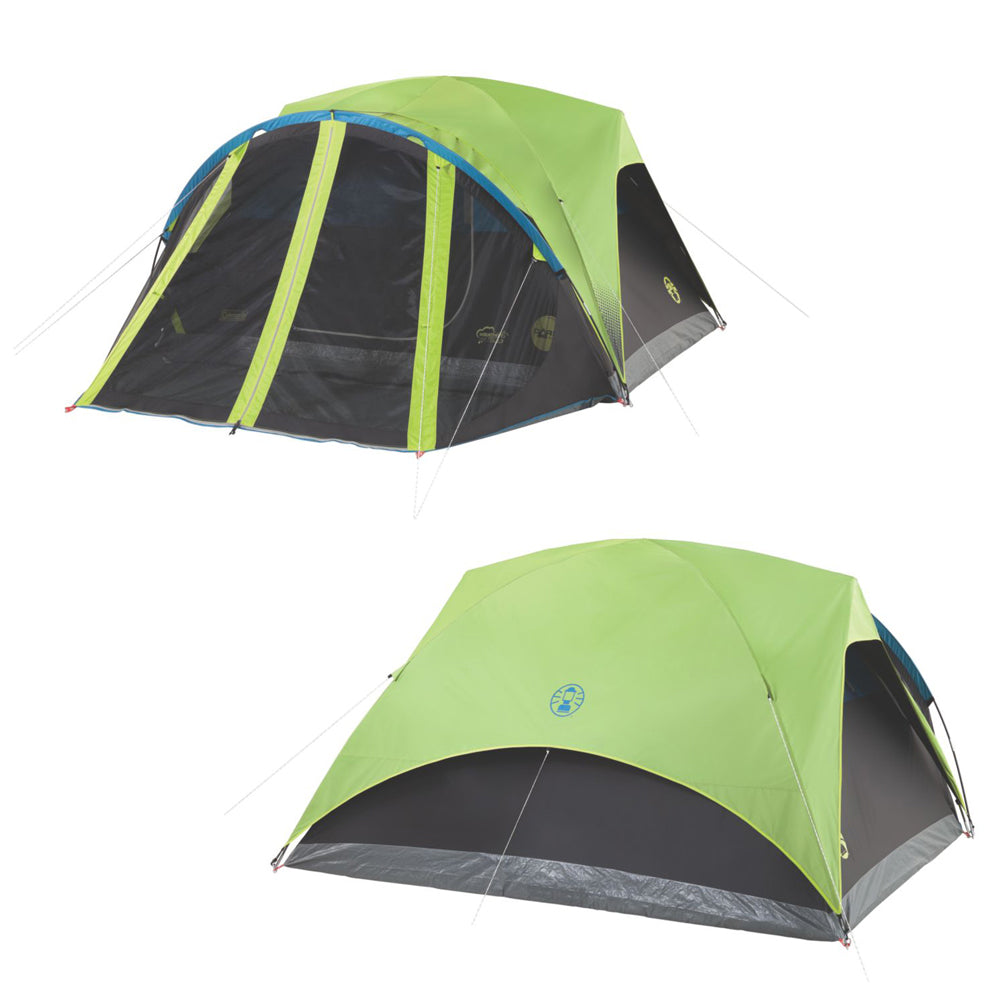 Coleman Carlsbad 4-Person Darkroom Tent w/Screen Room [2000033189] Fashion