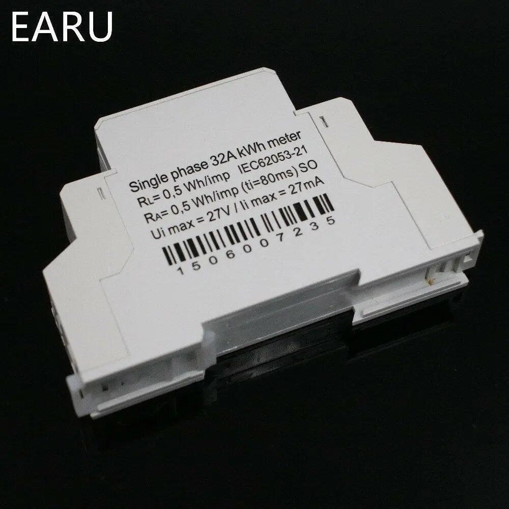 5(32)A 220V 50HZ Single Phase Din-Rail KWH Watt Meter on Sale