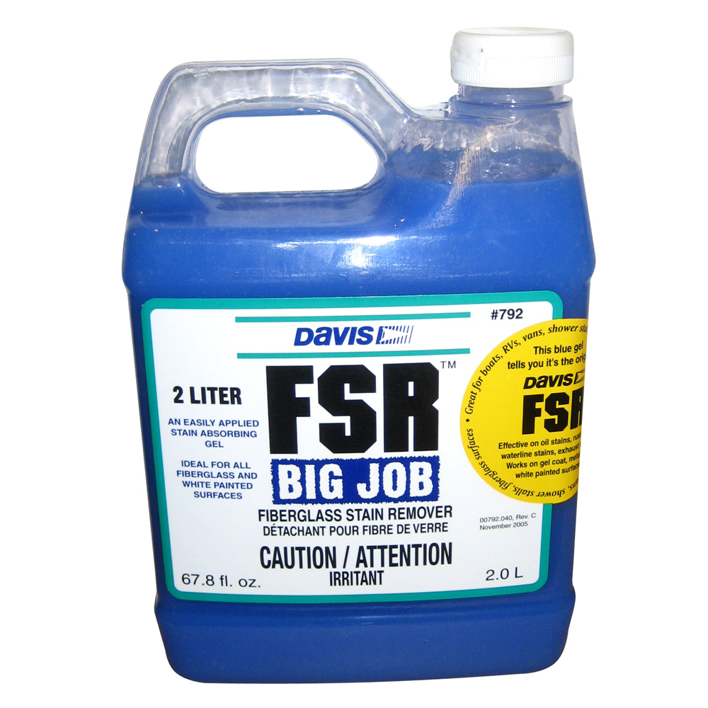 Davis FSR Big Job Fiberglass Stain Remover – 2-Liter [792] Online Hot Sale