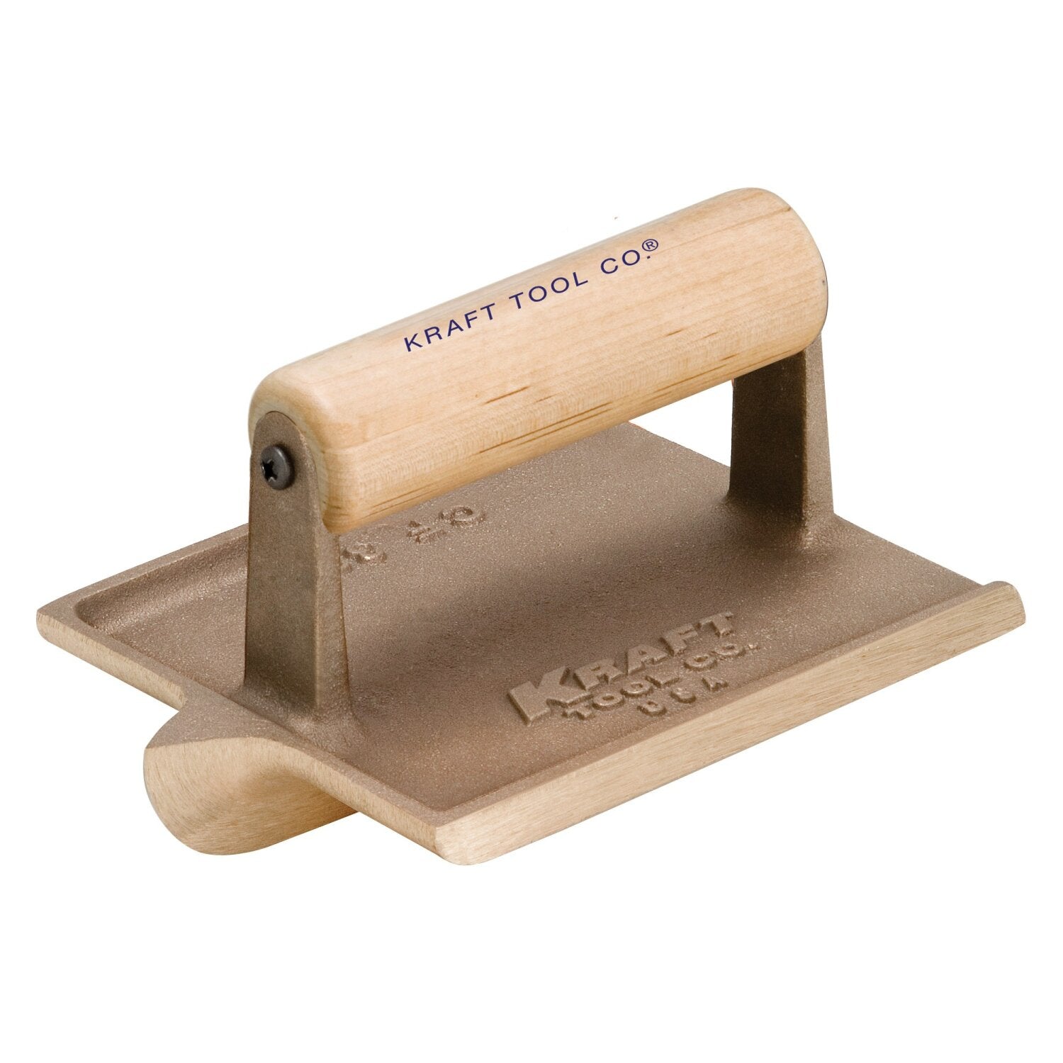 Kraft Tool CF374 8″ x 4-1/2″ 1/4″R, 1″D Deep Bit Bronze Groover with Wood Handle on Sale