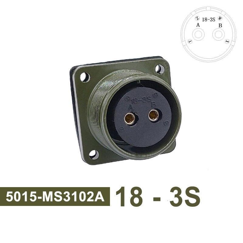5015 MIL-C Plug Socket 18S-3 Circular Connector 18S-10 18S-11 Military Specification Connector MIL STD MS3102 MS3106 MS3108 Fashion