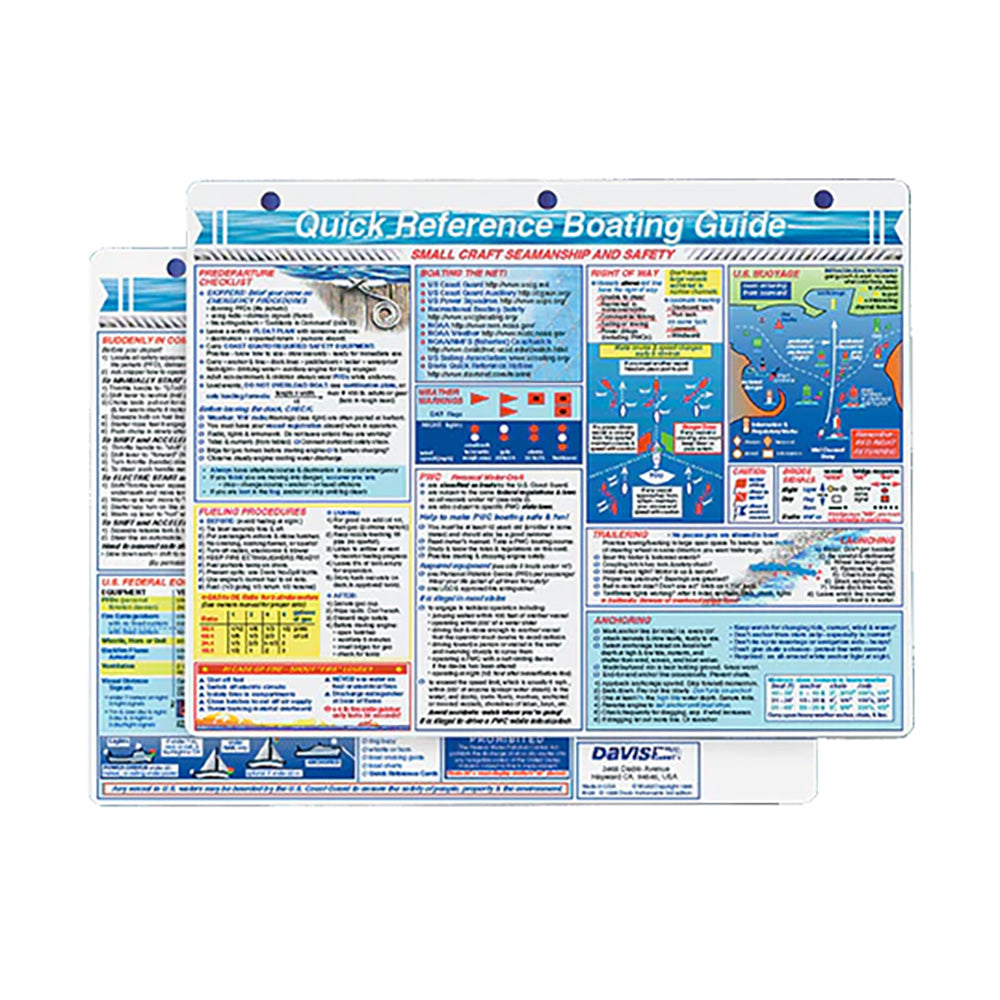 Davis Quick Reference Boating Guide Card [128] Hot on Sale
