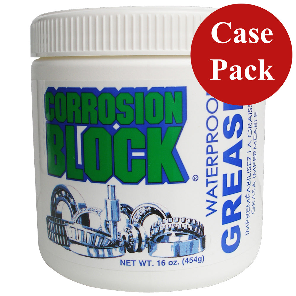 Corrosion Block High Performance Waterproof Grease – 16oz Tub – Non-Hazmat, Non-Flammable  Non-Toxic *Case of 6* [25016CASE] Online