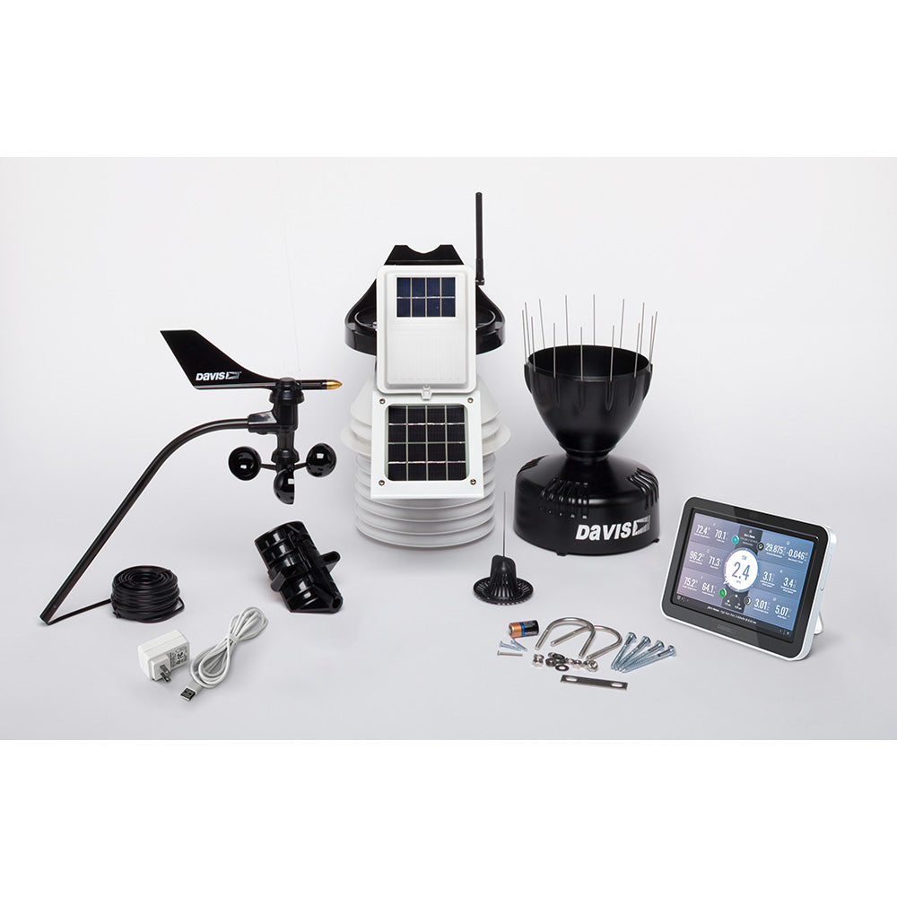 Davis Vantage Pro2 Wireless Weather Station w/WeatherLink Console  24hr Fan Aspirated Radiation Shield [6253] Online now