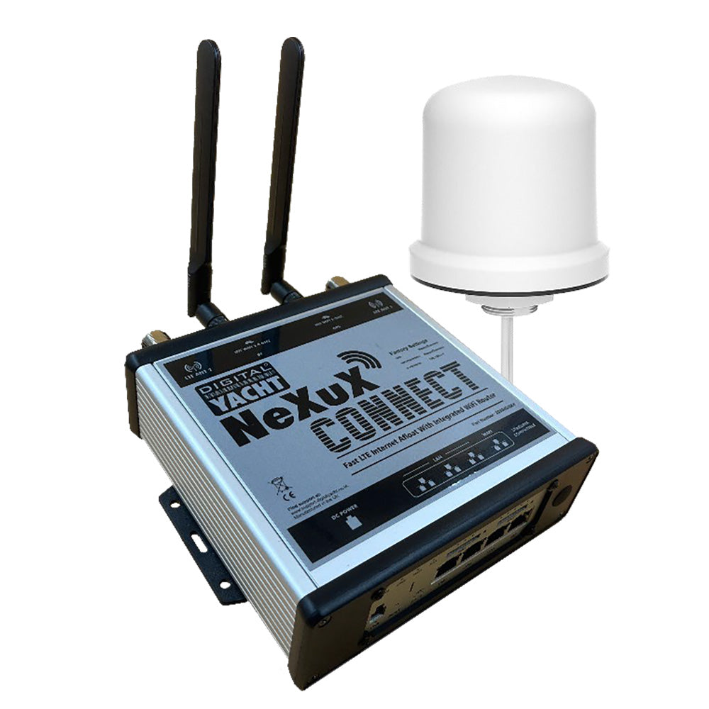 Digital Yacht NeXuX Connect System – Internet Afloat w/Antenna  7M Cable [ZDIG4GNXX] Fashion