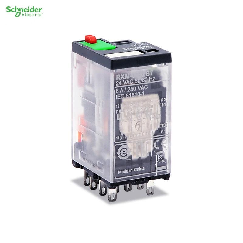 5pcs/lot Schneider Small Intermediate Power Relay 6A 14 Pins 4 NC/NO RXM4AB2BD RXM4AB2P7 RXM4AB2B7 Discount