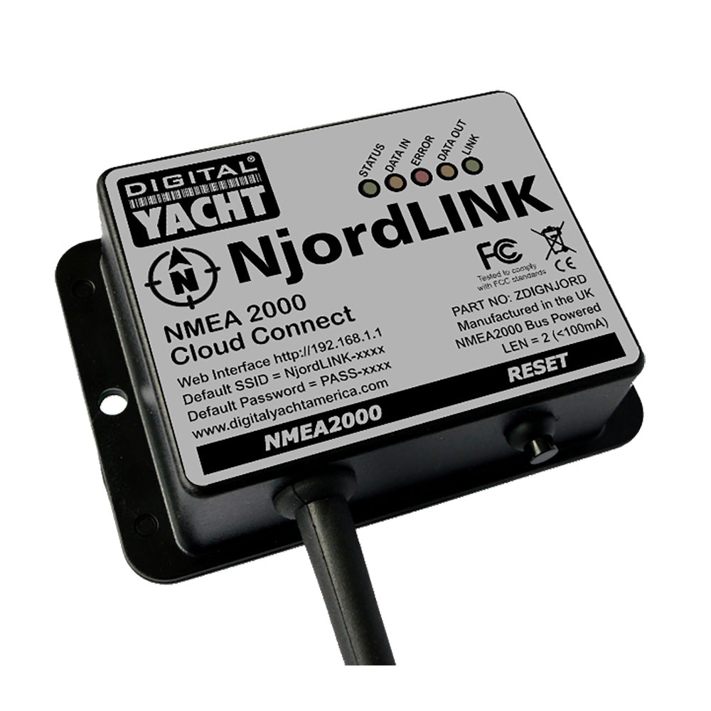 Digital Yacht NjordLINK NMEA 2000 Cloud Gateway [ZDIGNJORD] Online Hot Sale