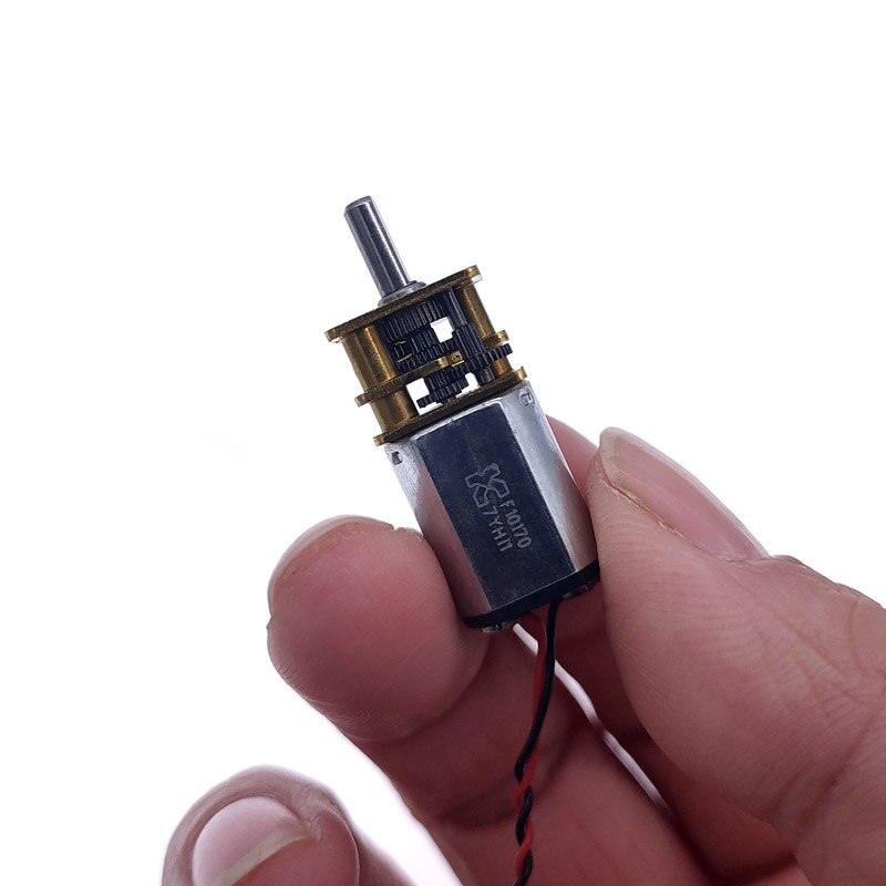5Pcs G12-N20 Micro Metal Gear Motor with Gearwheel DC Motors Reduction motor D shaft 3V-9V rated voltage 6V rated speed 66RPM Online Hot Sale