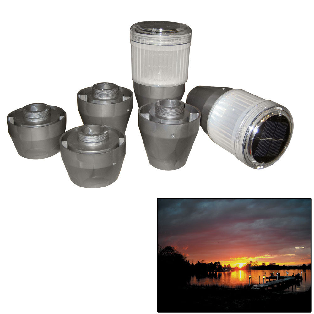 Dock Edge Postlite Solar LED Post Light 2pk [96-258-F] Hot on Sale