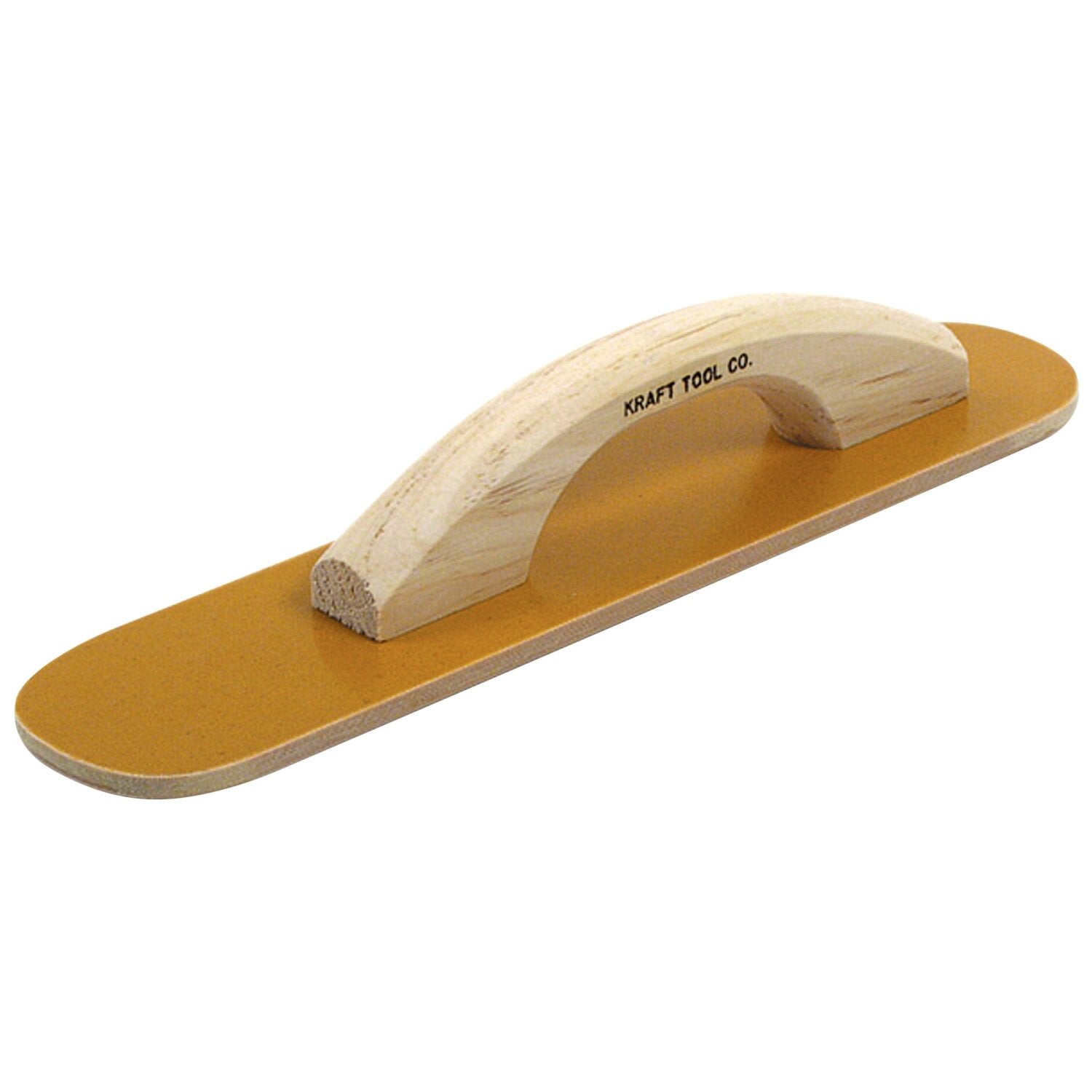 Kraft Tool CF502 18″ x 3-1/2″ Round End Laminated Canvas-Resin Hand Float with Wood Handle Fashion