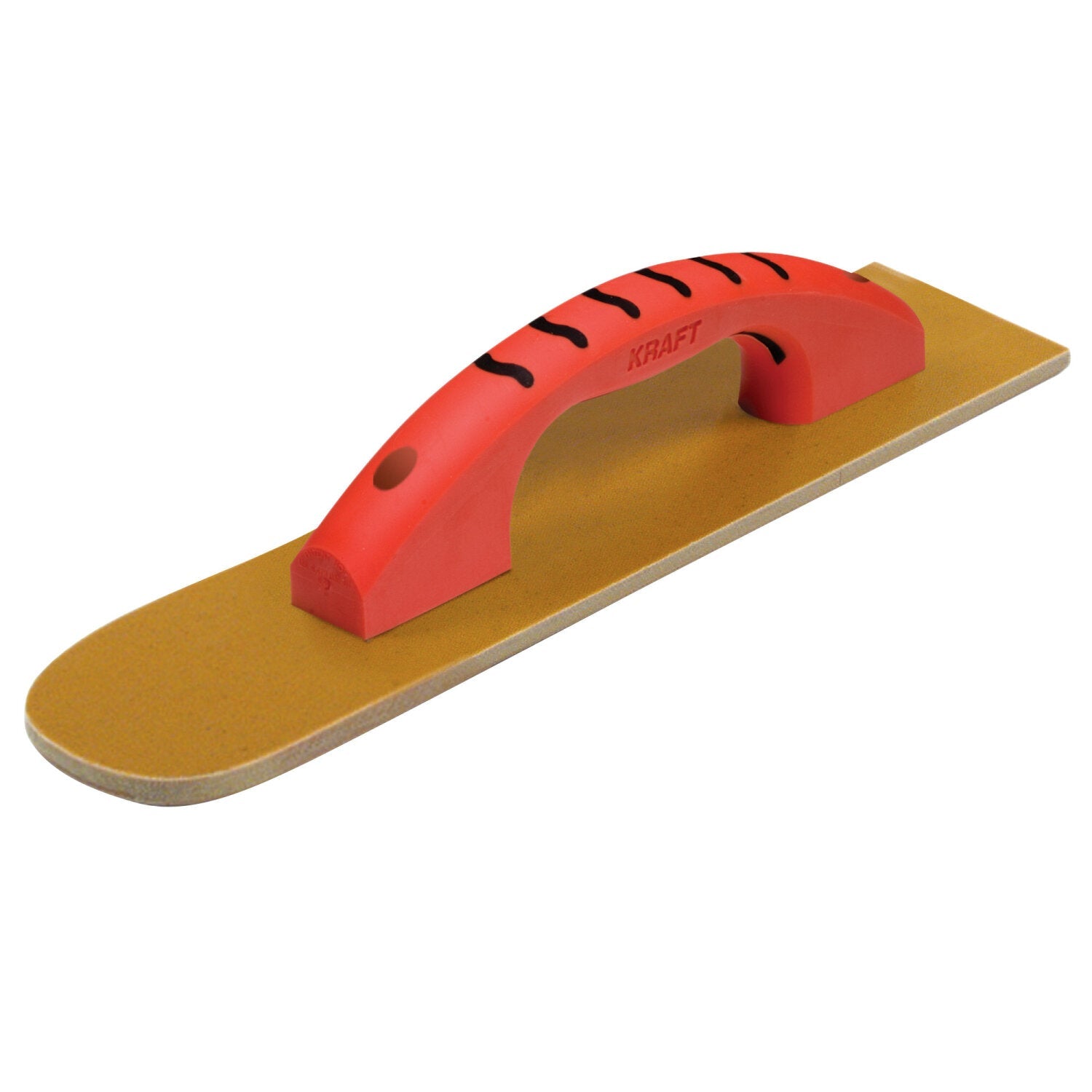 Kraft Tool CF551PF 16″ x 3-1/2″ Round Front/Square Back Laminated Canvas-Resin Hand Float with ProForm Handle on Sale