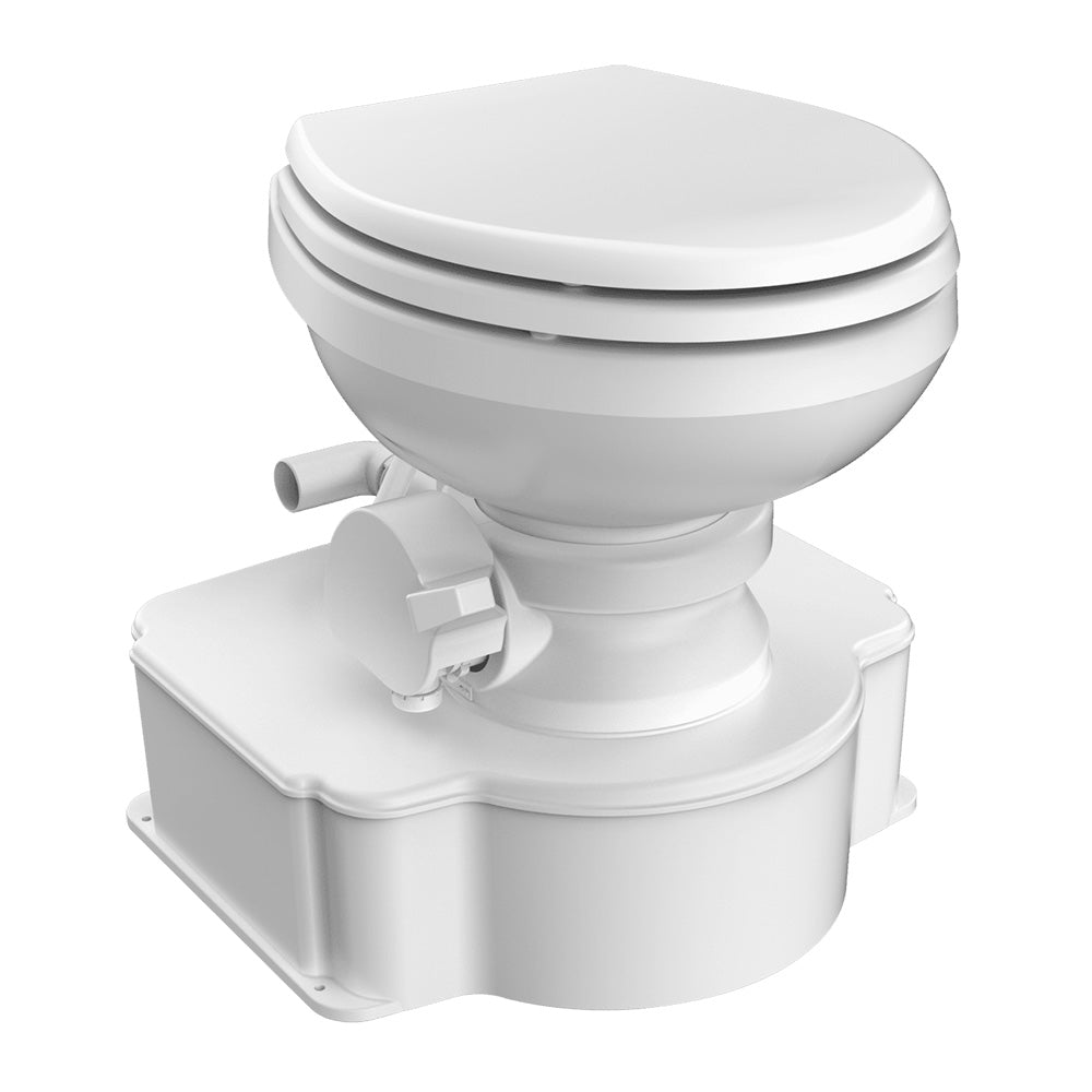 Dometic White M65 Marine Gravity Toilet – Elongated Seat Size w/Foot Pedal [312500001] Supply