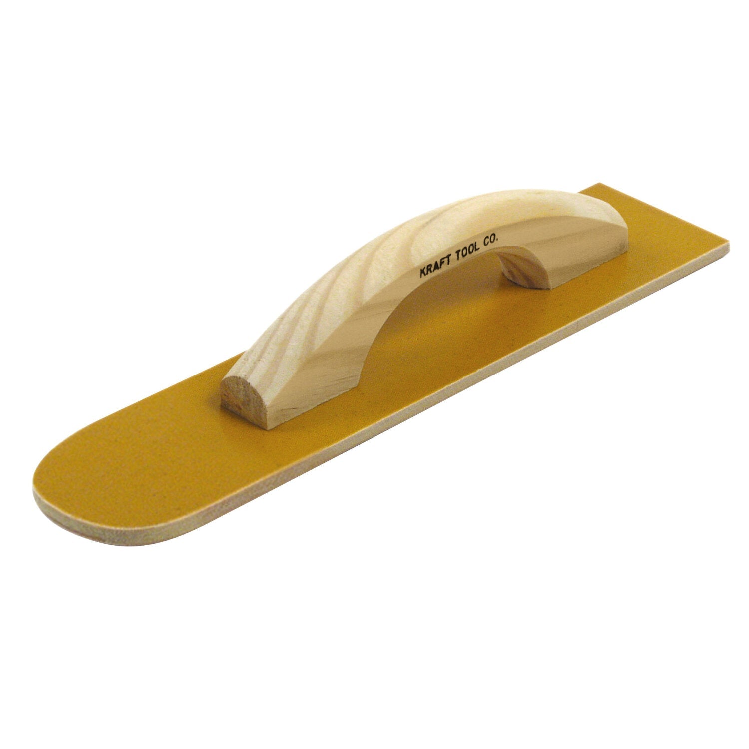 Kraft Tool CF552 18″ x 3-1/2″ Round Front/Square Back Laminated Canvas-Resin Hand Float with Wood Handle Online Sale