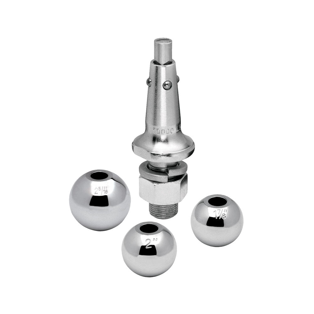 Draw-Tite Interchangeable Hitch Ball w/ 1″ Shank – 1-7/8″, 2″, 2-5/16″ Balls [63803] on Sale
