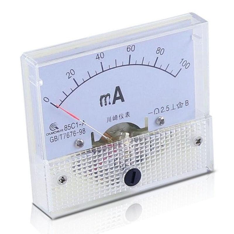 85C1-mA DC Pointer Analog Ammeter Panel| 1mA up to 500mA Discount