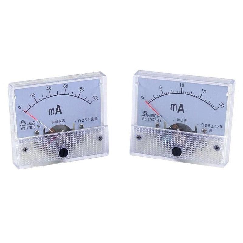 85C1-mA DC Pointer Analog Ammeter Panel| 1mA up to 500mA Discount