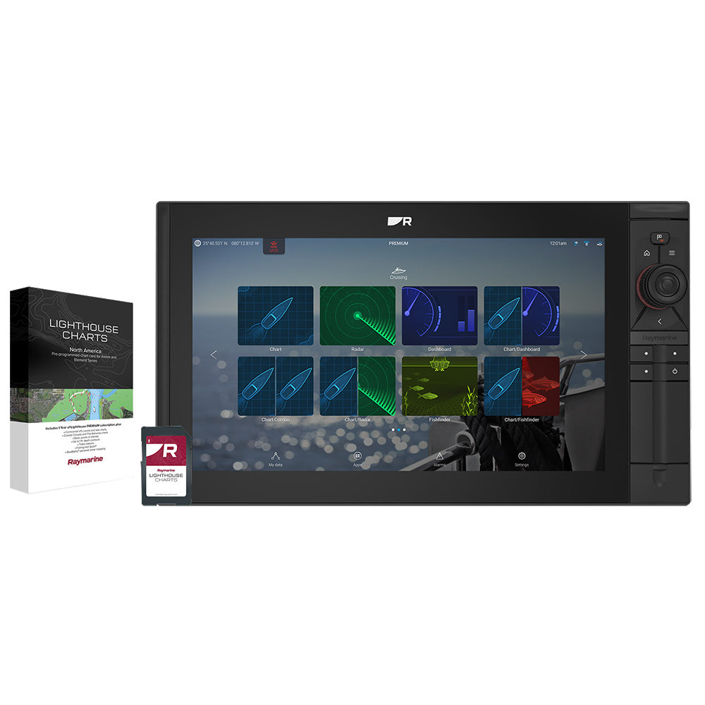 Raymarine Axiom 2 Pro 16 RVM Chartplotter/Fishfinder – Lighthouse North America Chart – No Transducer [E70658-00-102] Online now