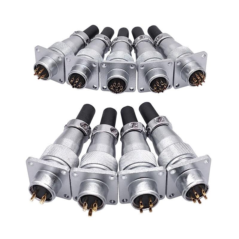Aviation plug and socket aviation connector WS16 2-10pin female head male seat connector with anti-leakage reverse installation Hot on Sale