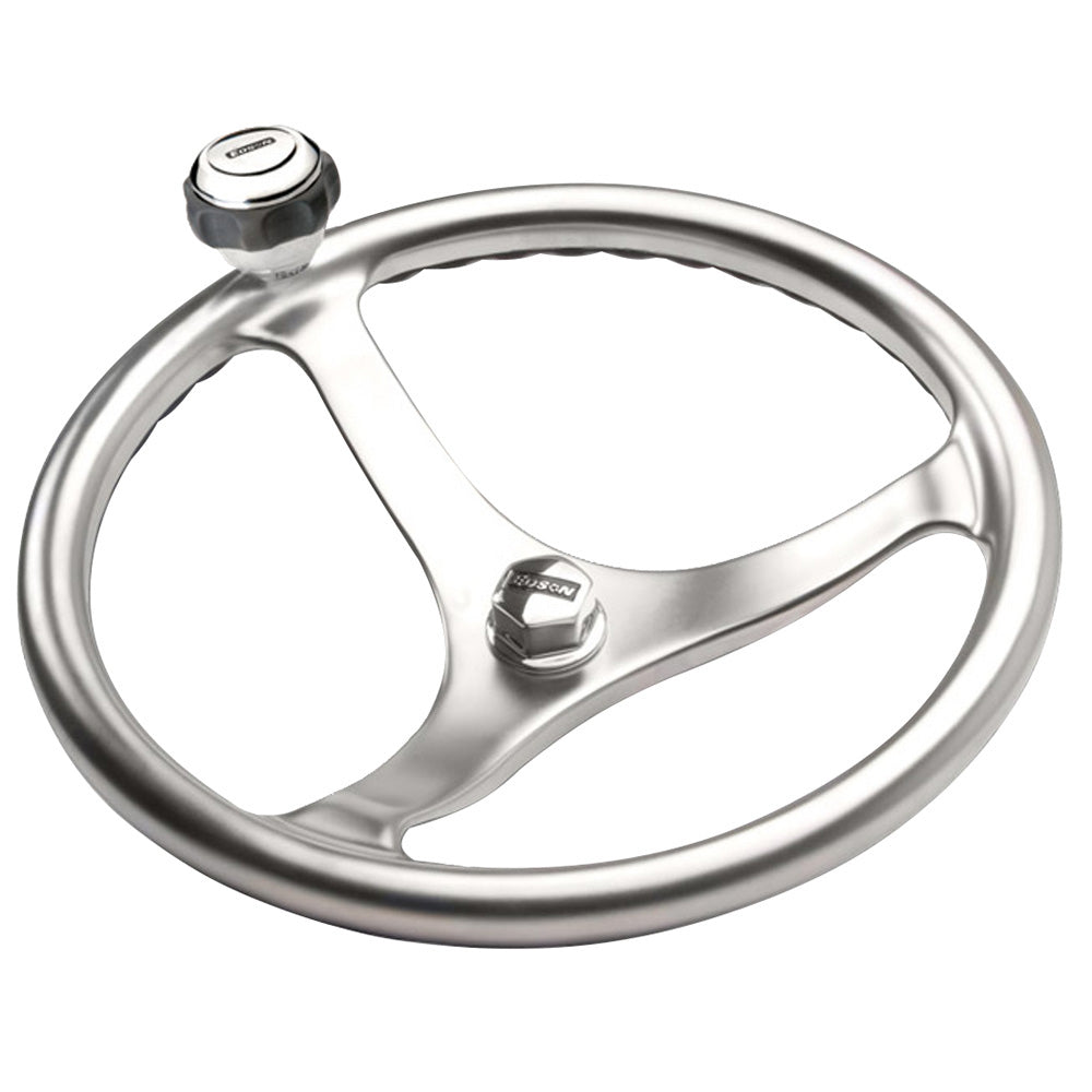 Edson Satin Finish Stainless Steel ComfortGrip 14.5″ PowerWheel w/Knob  Nut [1710WB-14WB-KIT] Fashion