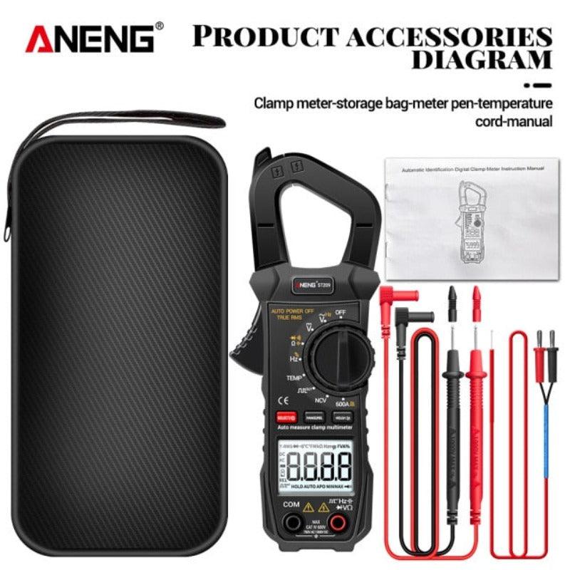 ANENG- ST209| 6000 counts True RMS Amp DC/AC Current Clamp tester Meters Sale