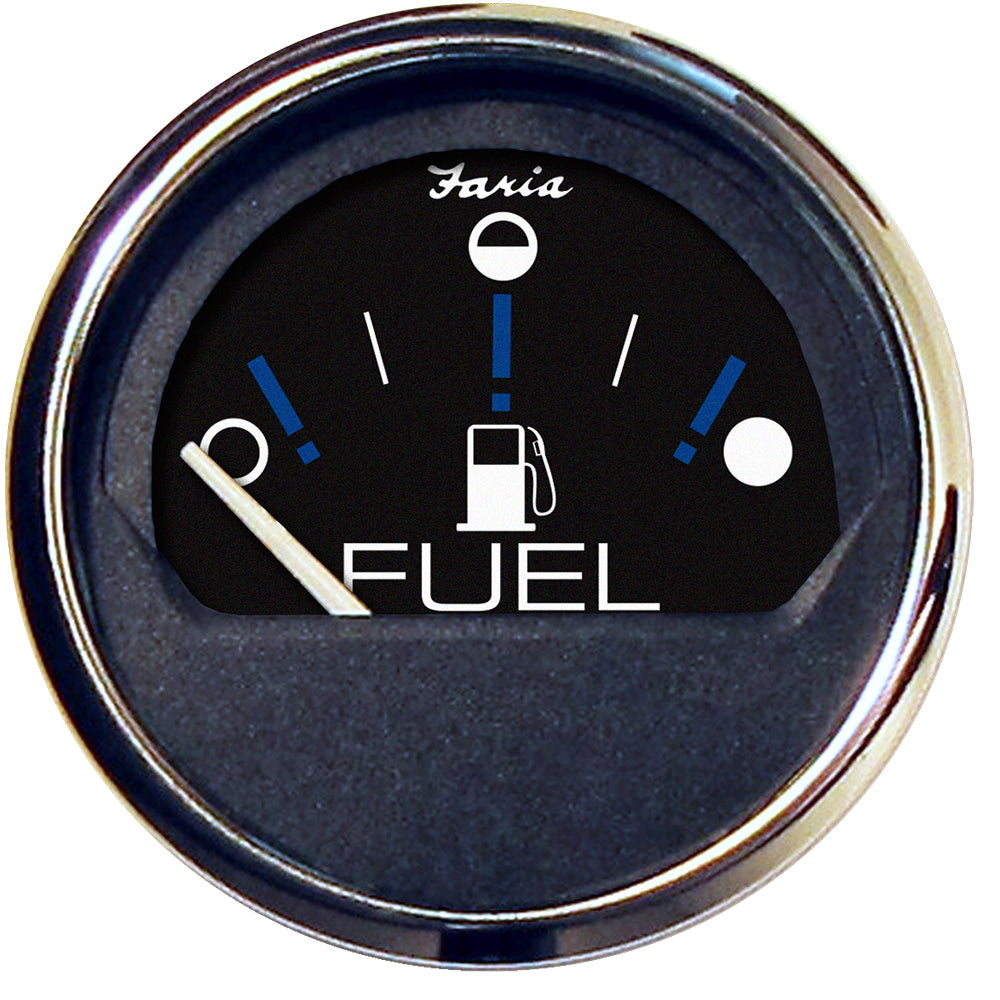 Faria Chesapeake Black 2″ Fuel Level Gauge (Metric) [13721] Hot on Sale