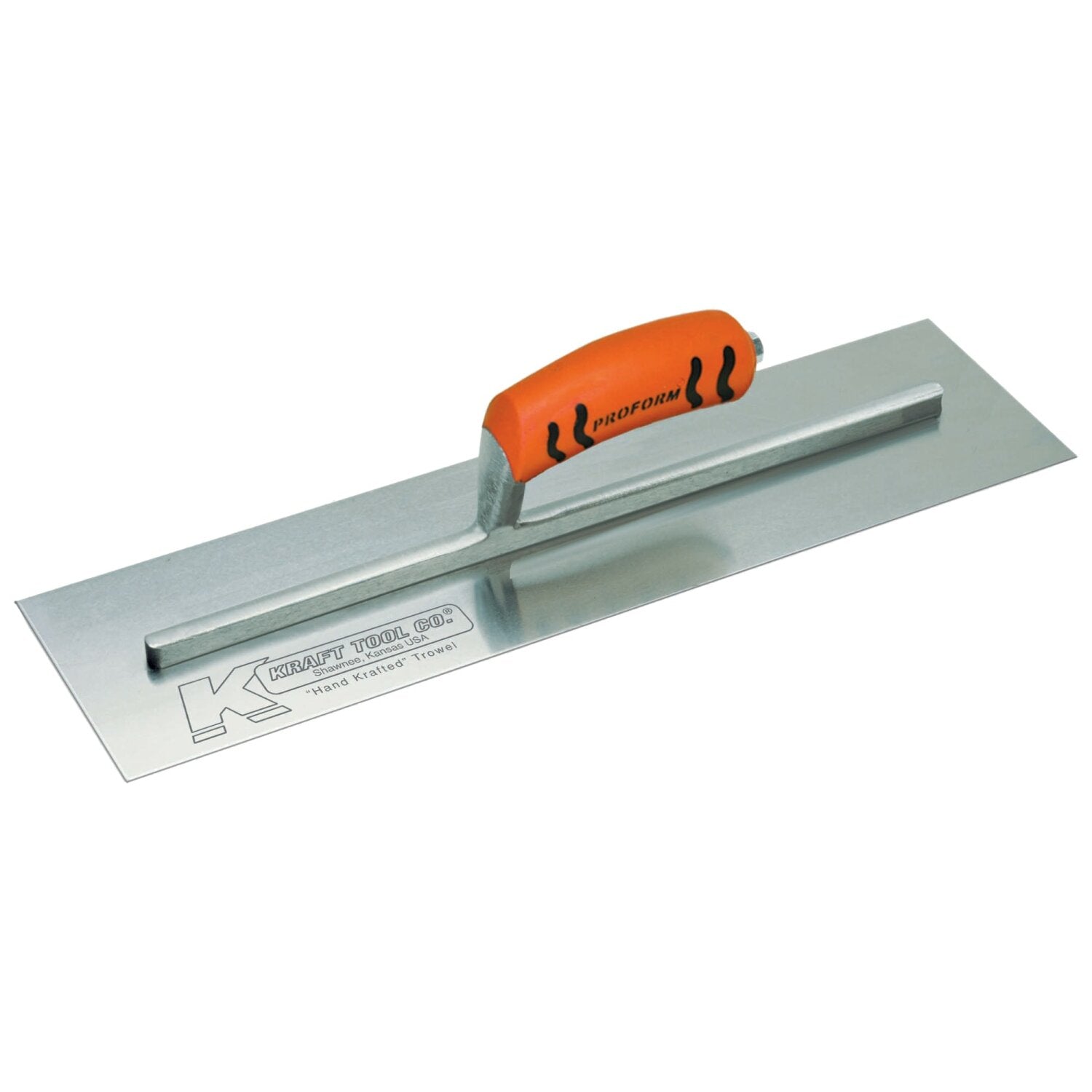 Kraft Tool CF748PF 14″ x 4-3/4″ Swedish Stainless Steel Cement Trowel with ProForm Handle Online Sale