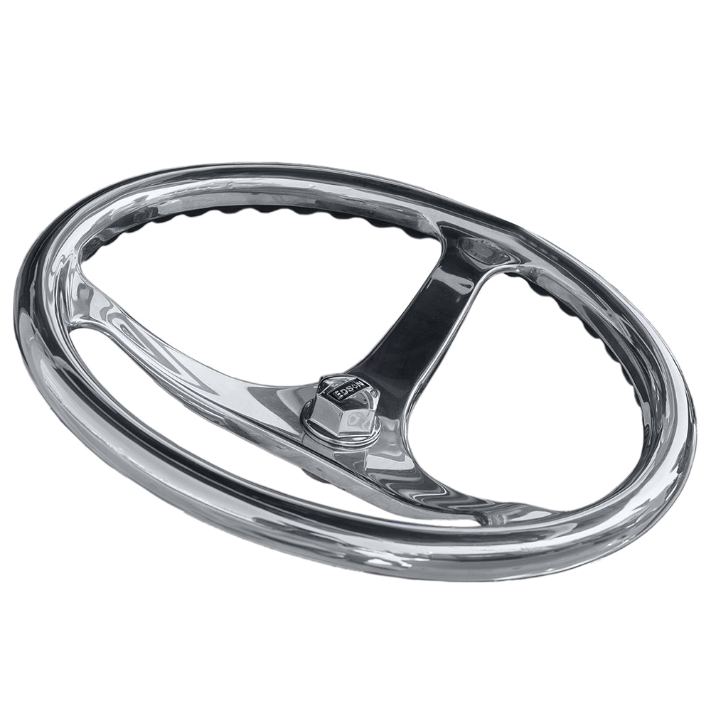 Edson 13″ SS ComfortGrip PowerWheel Steering Wheel – Polished – Fits 3/4″ Tapered Shaft [1710ST-13-75T] Discount