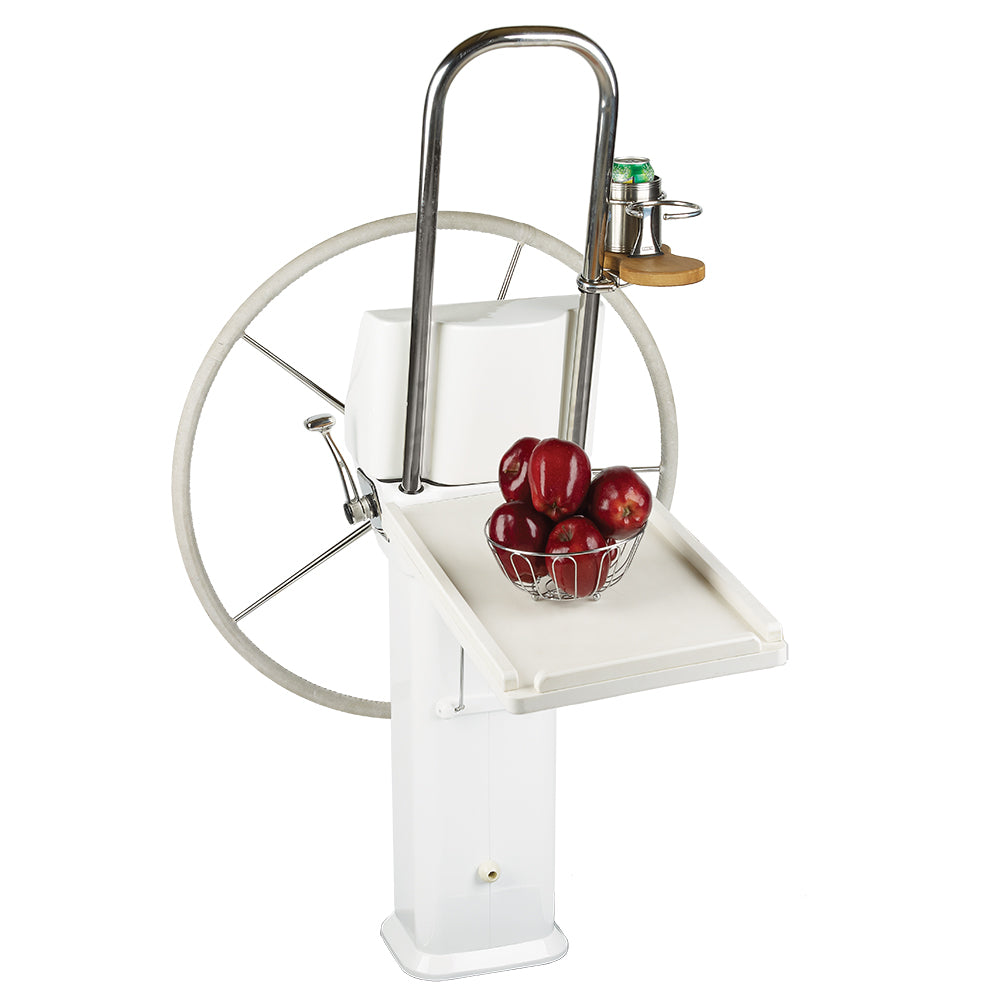 Edson White Poly Fold Down Luncheon Table – Edson Vision Series/Console Pedestal [761WH-C-28] Online
