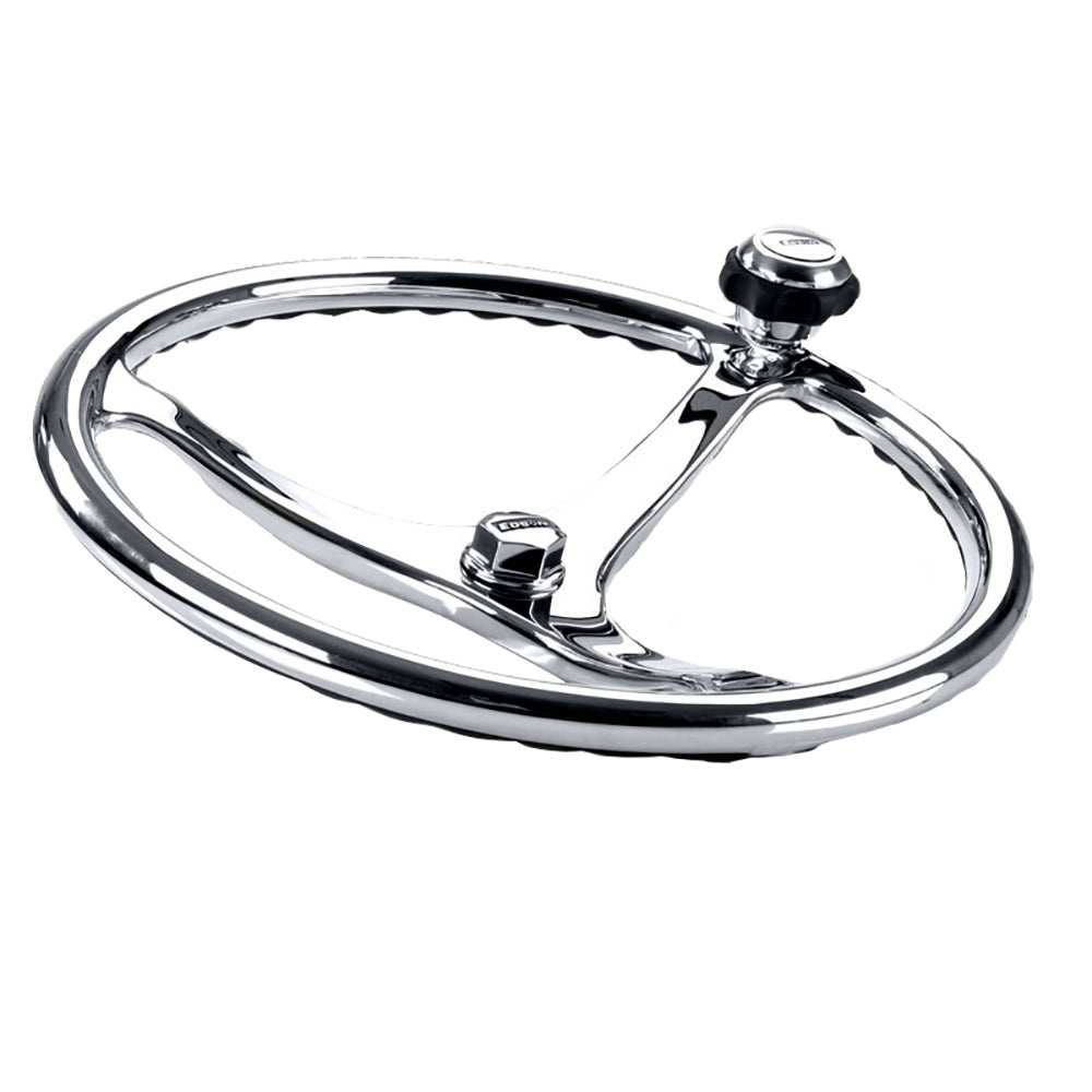 Edson 16″ Stainless Steel ComfortGrip Steering Wheel – 3/4″ – Tapered Shaft [1710ST-16-75T] Hot on Sale