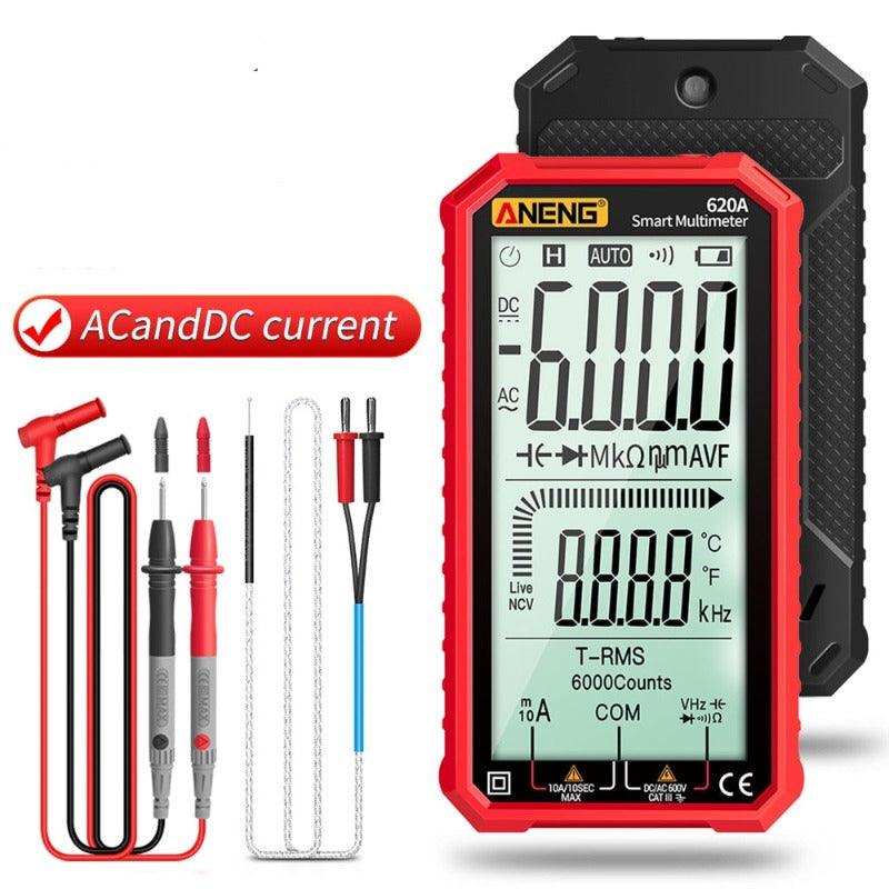 ANENG- 620A Digital Multimeter Transistor Testers| Red/Black Optional Fashion