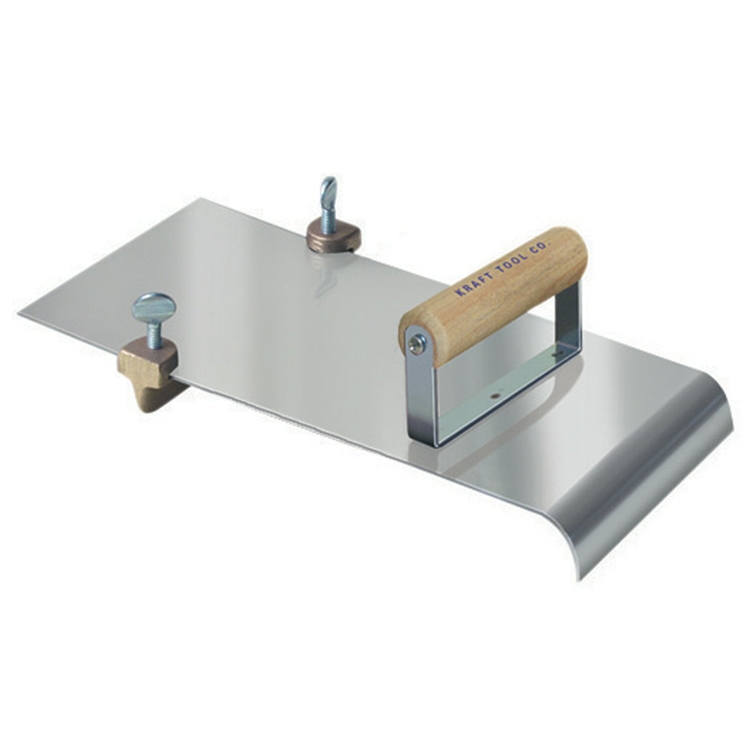 Kraft Tool CF600 5″ x 12″ 3/8″R, 3/4″D Stainless Steel Edger with Adjustable Groover on Sale