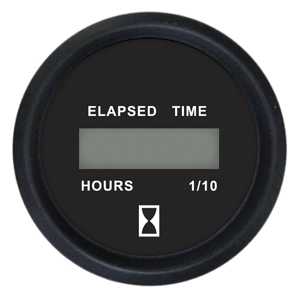 Faria Euro Black 2″ Digital Hourmeter Gauge [12835] Online Sale
