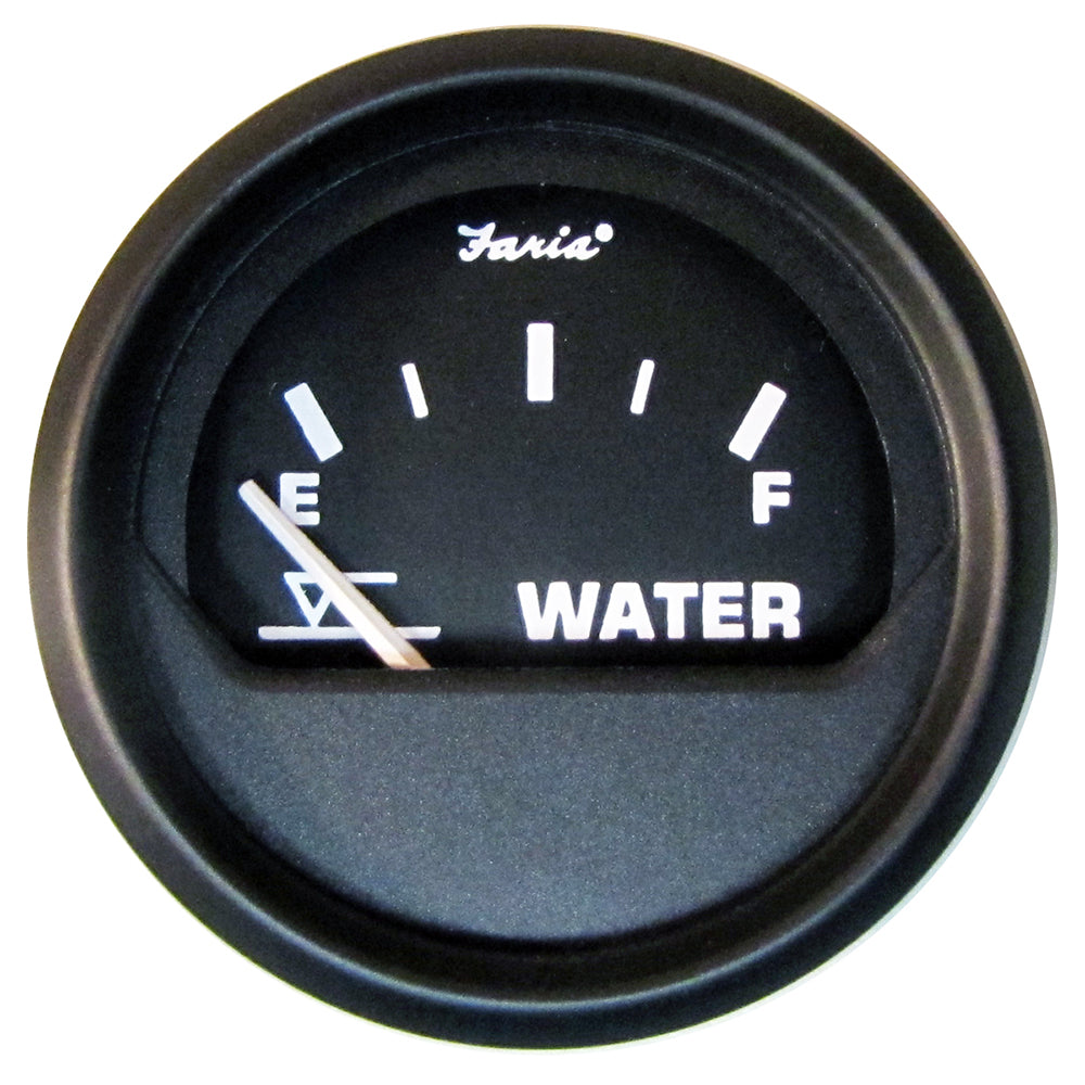 Faria Euro Black 2″ Tank Level Gauge – Potable Water [12830] Online Sale