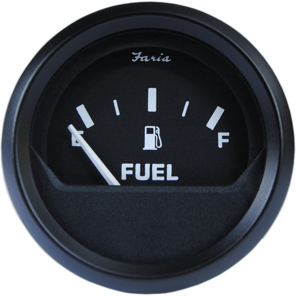 Faria Euro Black 2″ Fuel Level Gauge – Metric [12802] Sale