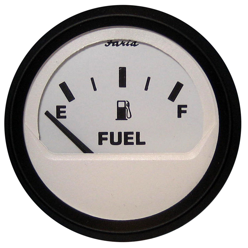Faria Euro White 2″ Fuel Level Gauge (E-1/2-F) [12901] Online Hot Sale