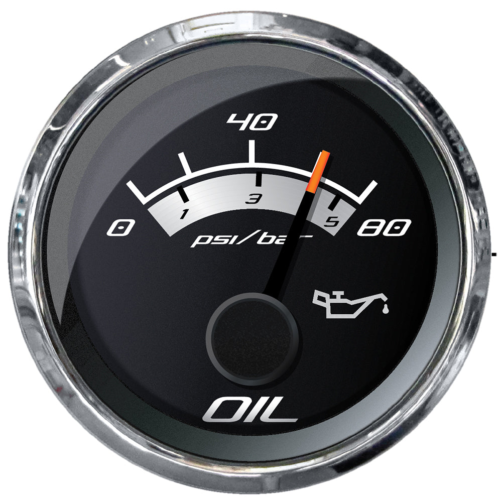 Faria Platinum 2″ Oil Pressure Gauge – 80 PSI [22024] Supply