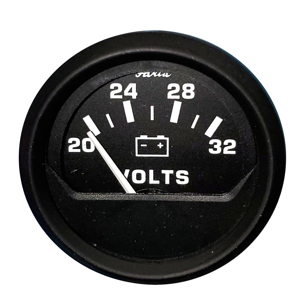 Faria Euro Black 2″ Voltmeter (20-32 V) [12860] Fashion