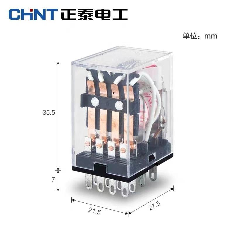 CHINT CHNT JZX-22F(D) 2Z3Z4Z DC24V220V with Lamp MY2NJ HH52P Mini Relay Online Sale