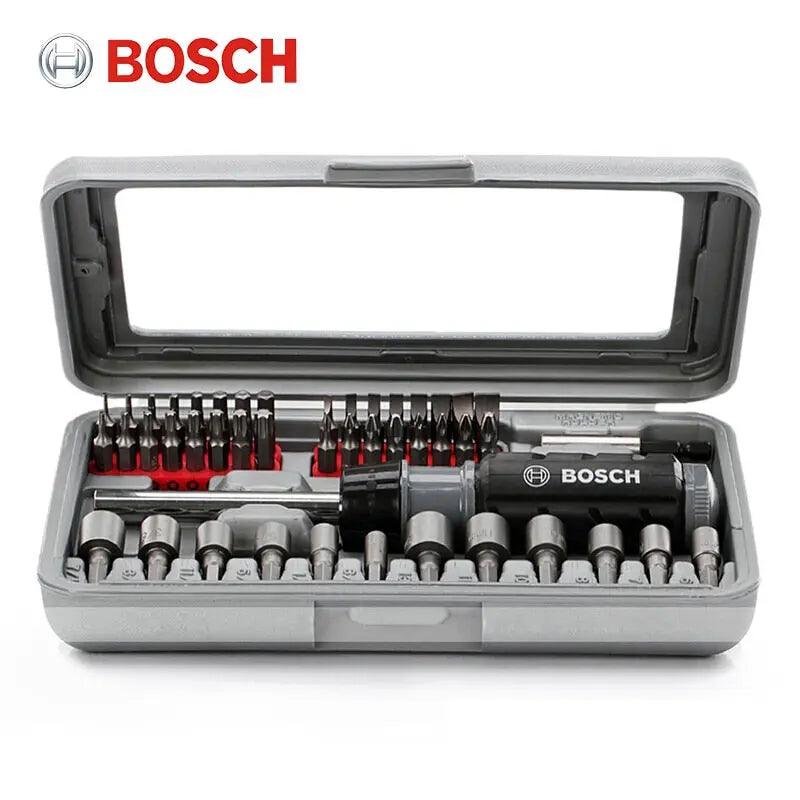 BOSCH- 46-piece Ratchet Hexagon Socket Phillips Screwdriver Combination Tool Set Online Hot Sale