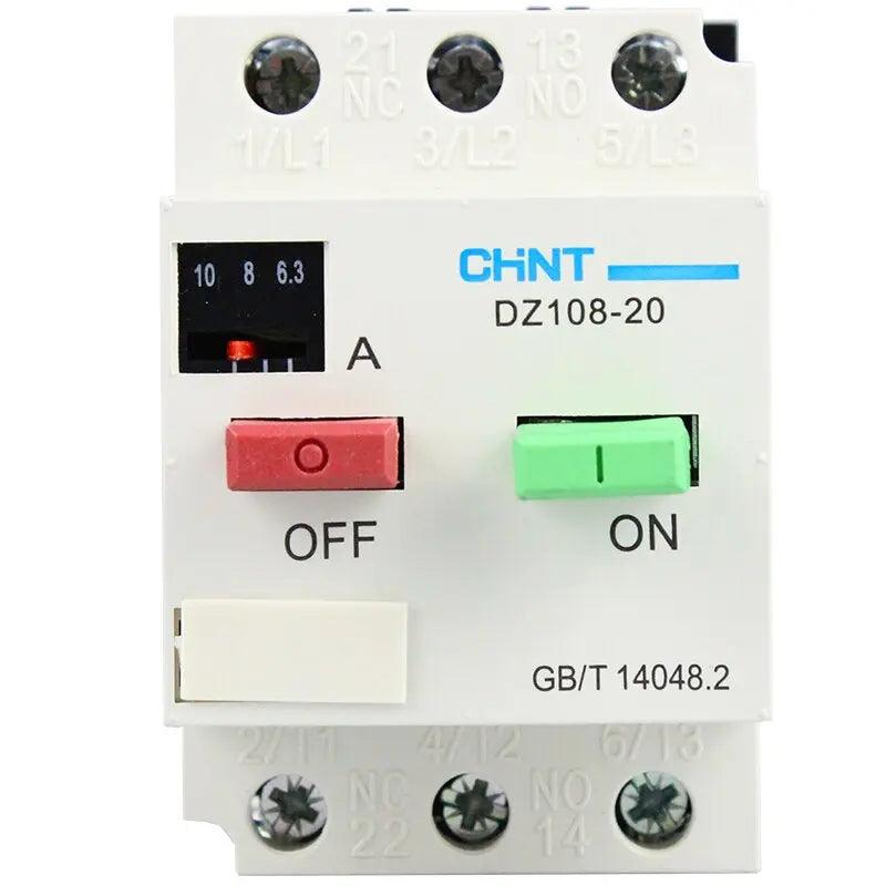CHINT- Original Motor Circuit Breaker| DZ108-20/211 380V 0.4A up to 20A Supply
