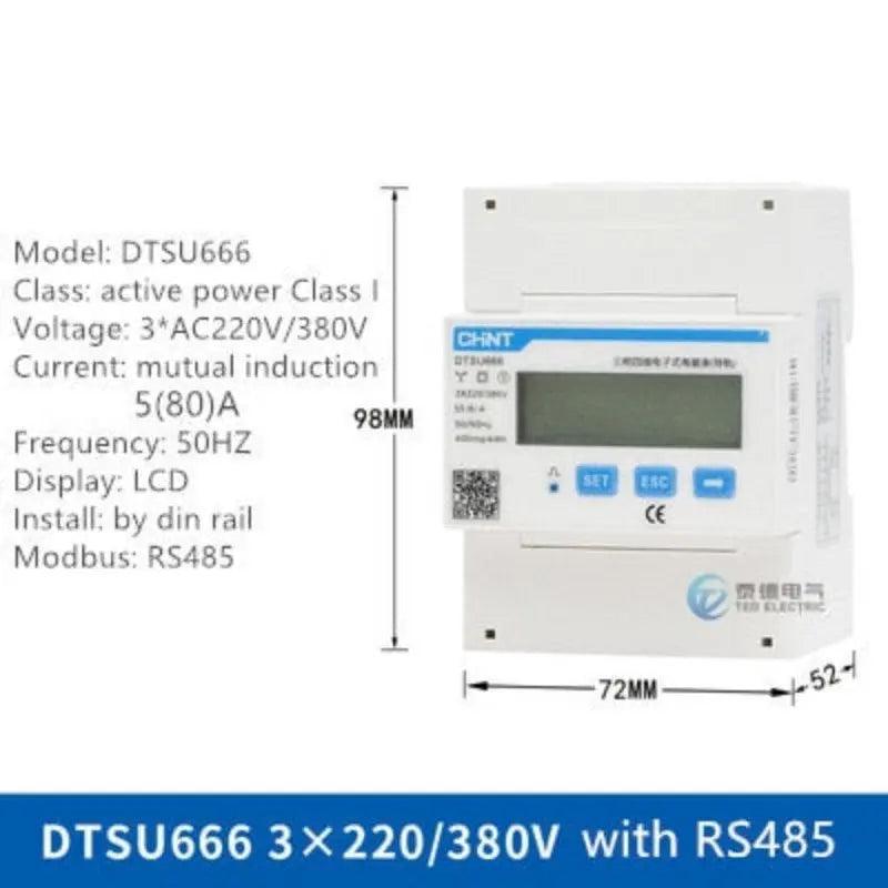CHINT- Multifunction Meter Programable| V,A,W,KWH,VAR, RS485 6A-80 optional Discount