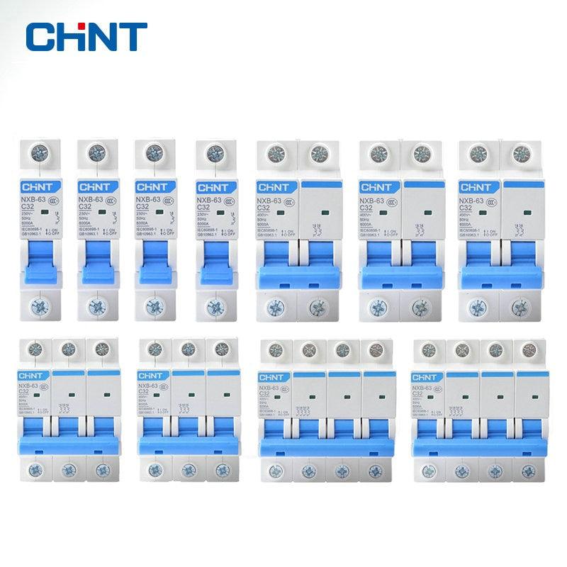 CHINT NXB-63 DZ30 DZ40 EPN DPN TPN 1P 2P 3P 4P AC 230/400V Circuit Breaker Online