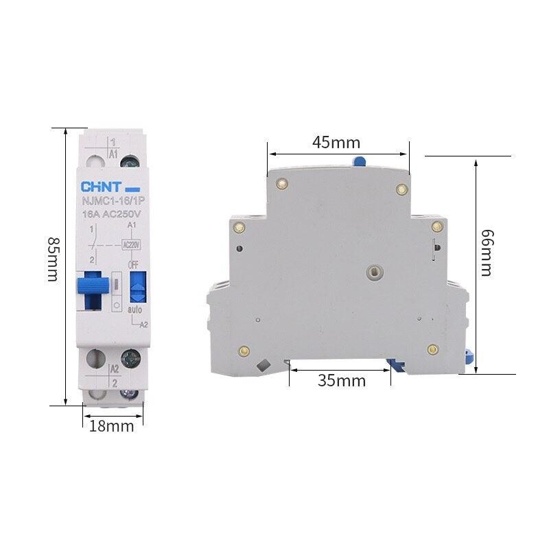 CHNT NJMC1-16/1P 2P DC24V AC220V 16A Pulse Relay Impulse Relay Online Hot Sale