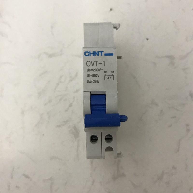 CHINT OVT-1 Same As POV-1 Permanente Permanent Over Voltage Protector Release 230v Accessories for MCB NB1-63 on Sale
