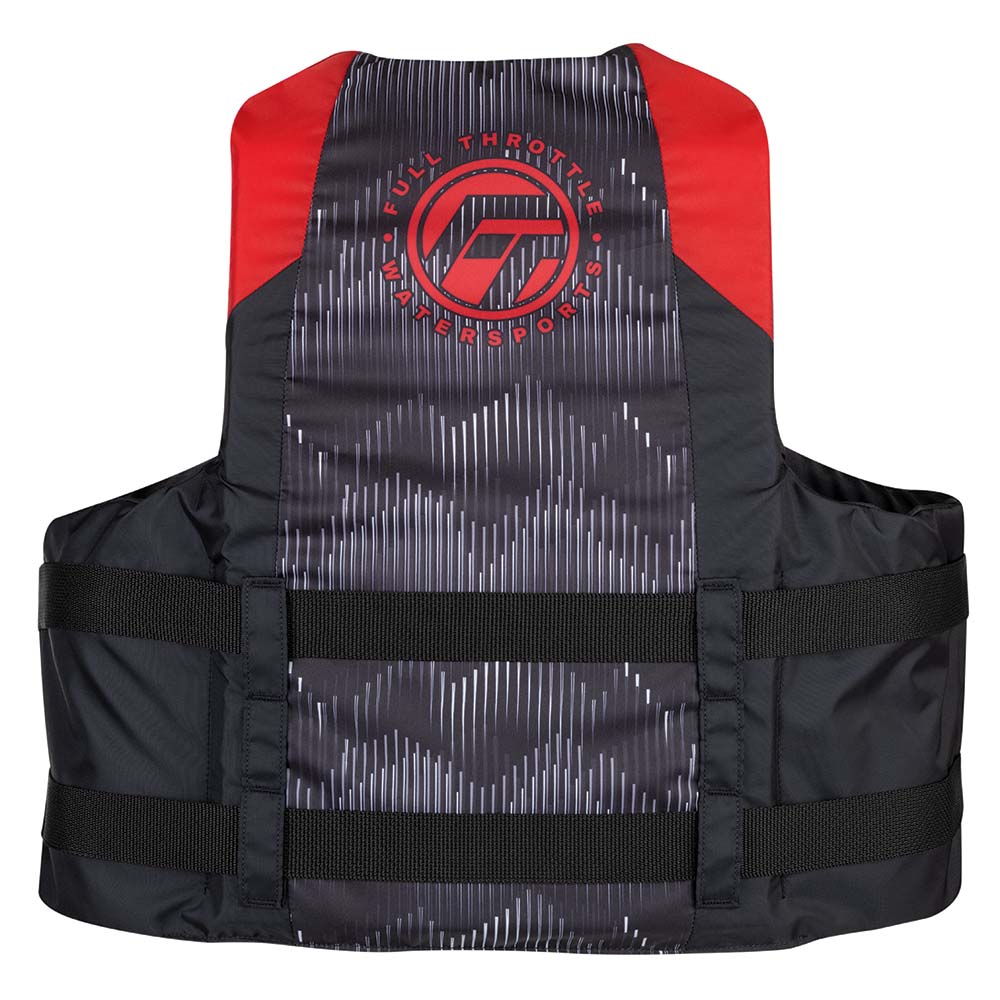 Full Throttle Adult Nylon Life Jacket – 2XL/4XL – Red/Black [112200-100-080-22] Fashion