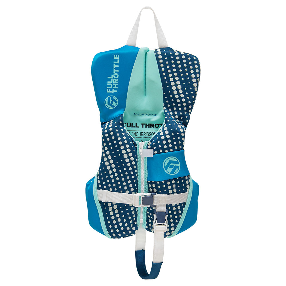 Full Throttle Infant Rapid-Dry Flex-Back Life Jacket – Aqua [142200-505-000-25] Online now