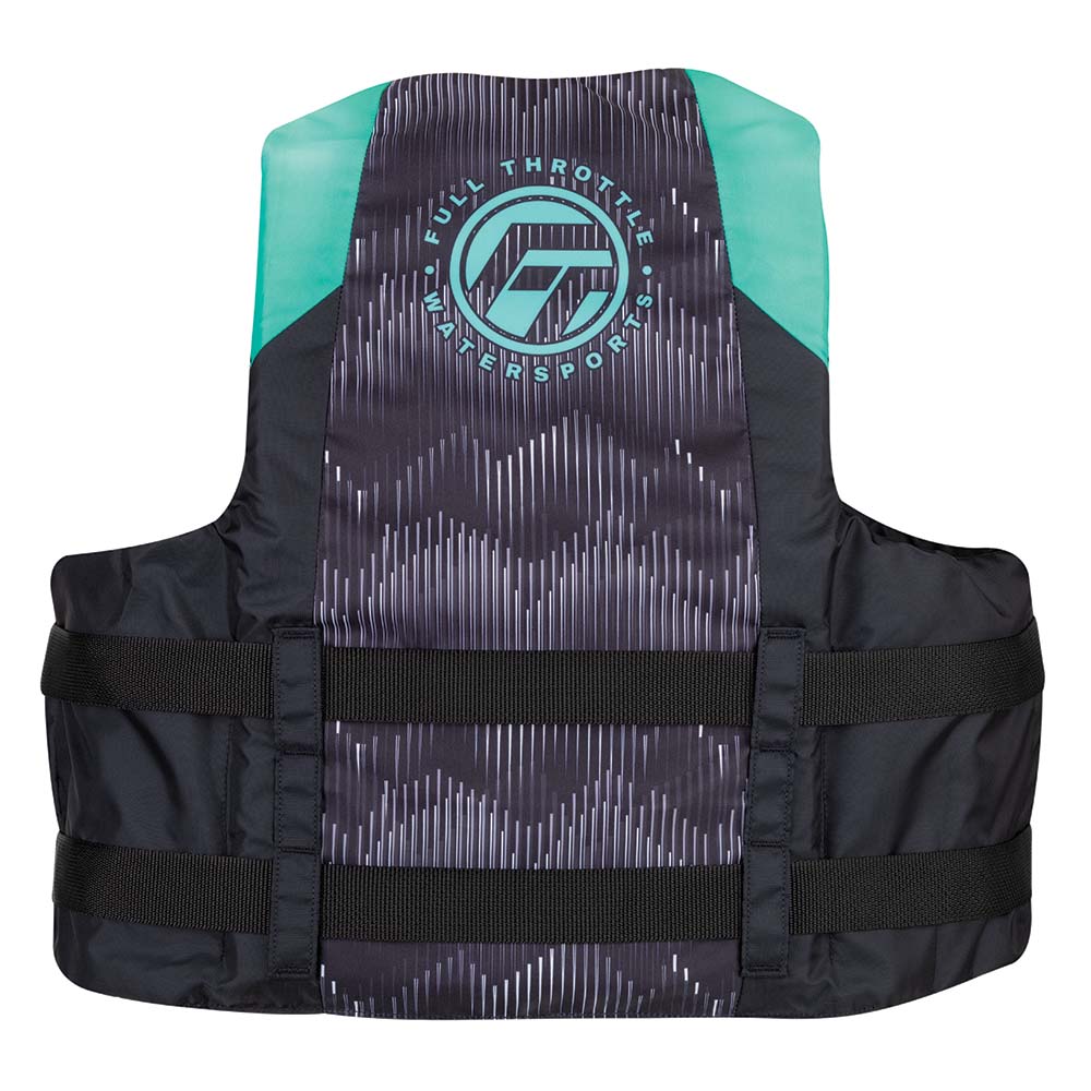 Full Throttle Adult Nylon Life Jacket – S/M – Aqua/Black [112200-505-030-22] Online