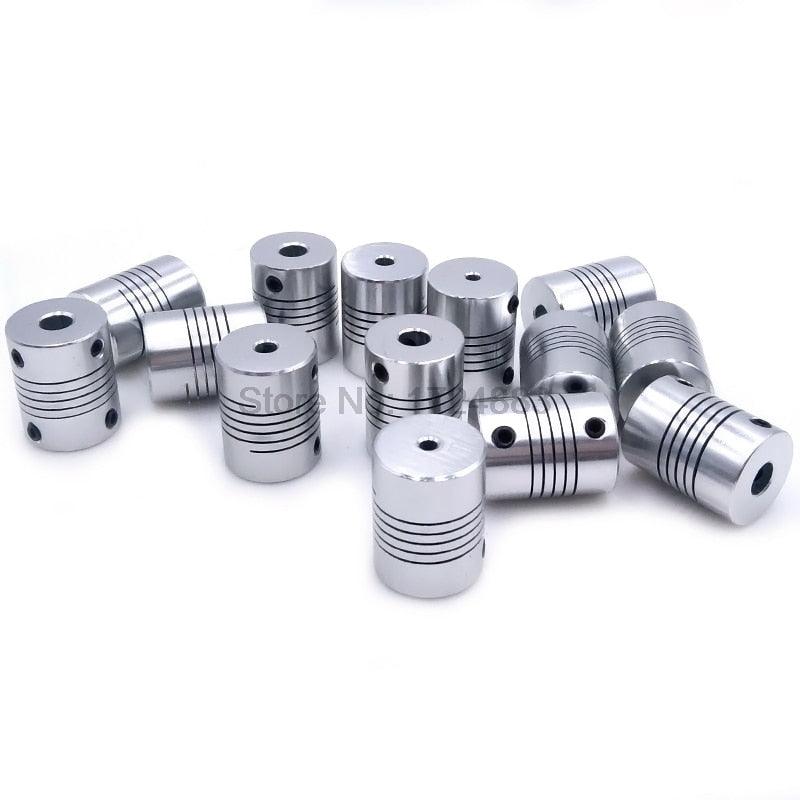 D19*L25 Aluminium flexible Jaw Shaft Coupling 5 8 6.35mm 8mm 10mm Supply