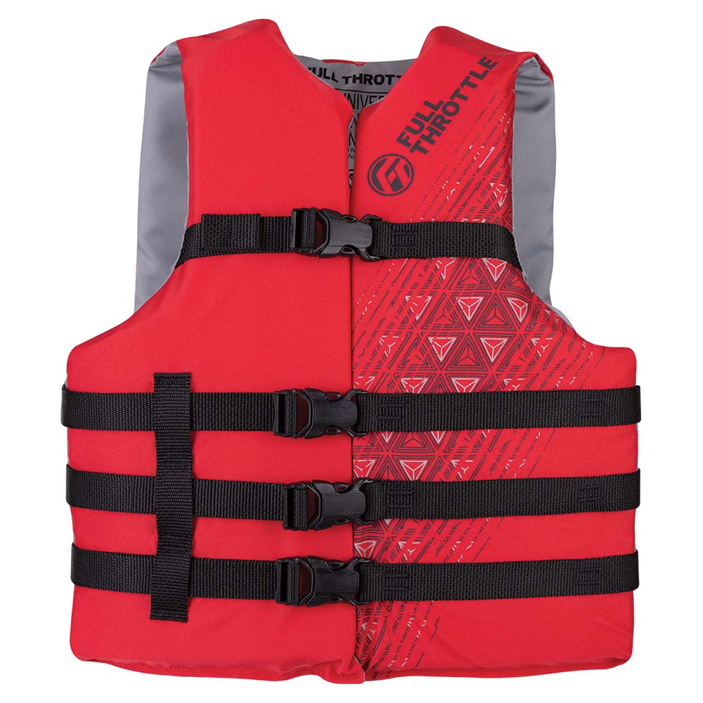 Full Throttle Adult Oversized Ski Life Jacket – Red [112000-100-005-22] Sale