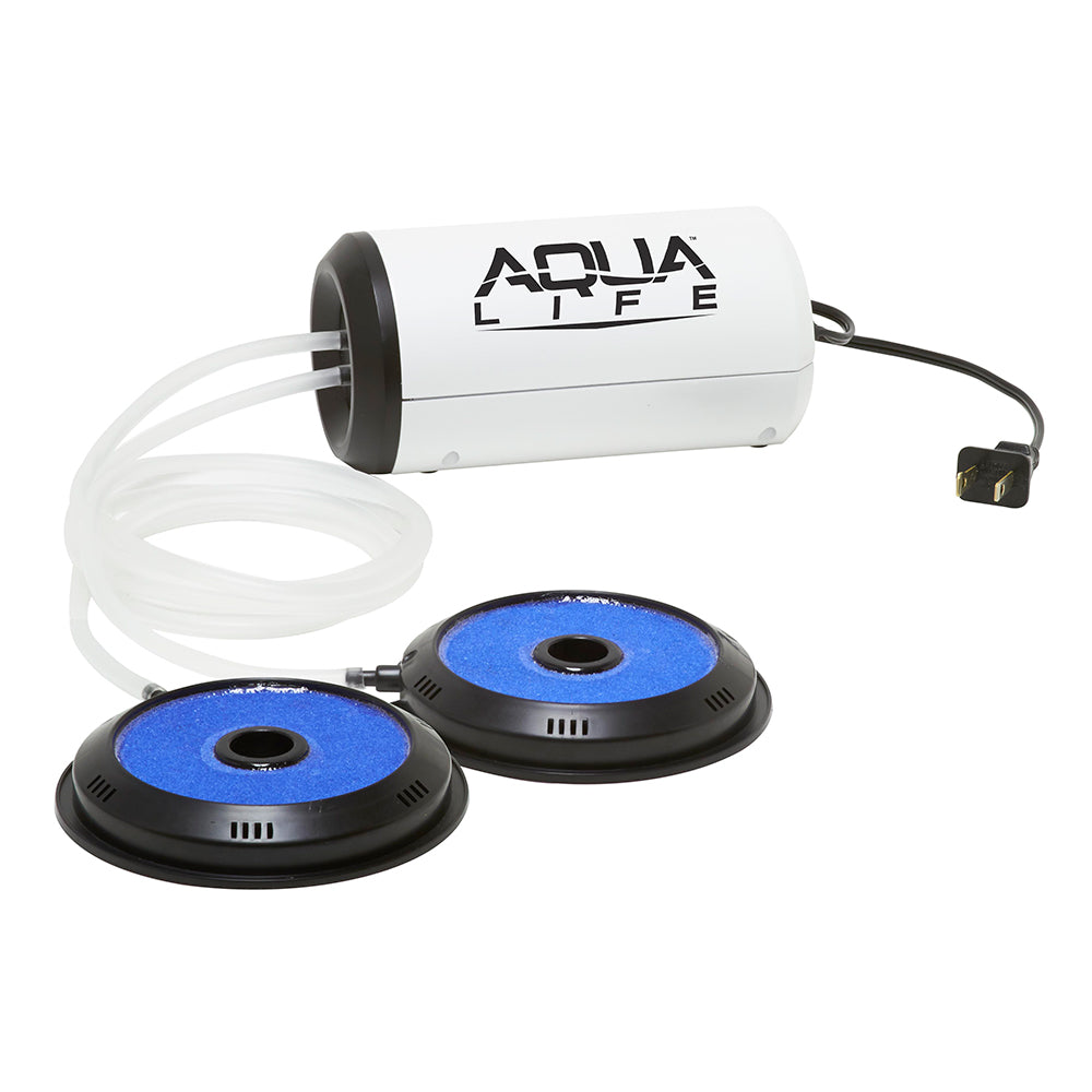 Frabill Aqua-Life Aerator Dual Output 110V – Greater Than 100 Gallons [14212] on Sale